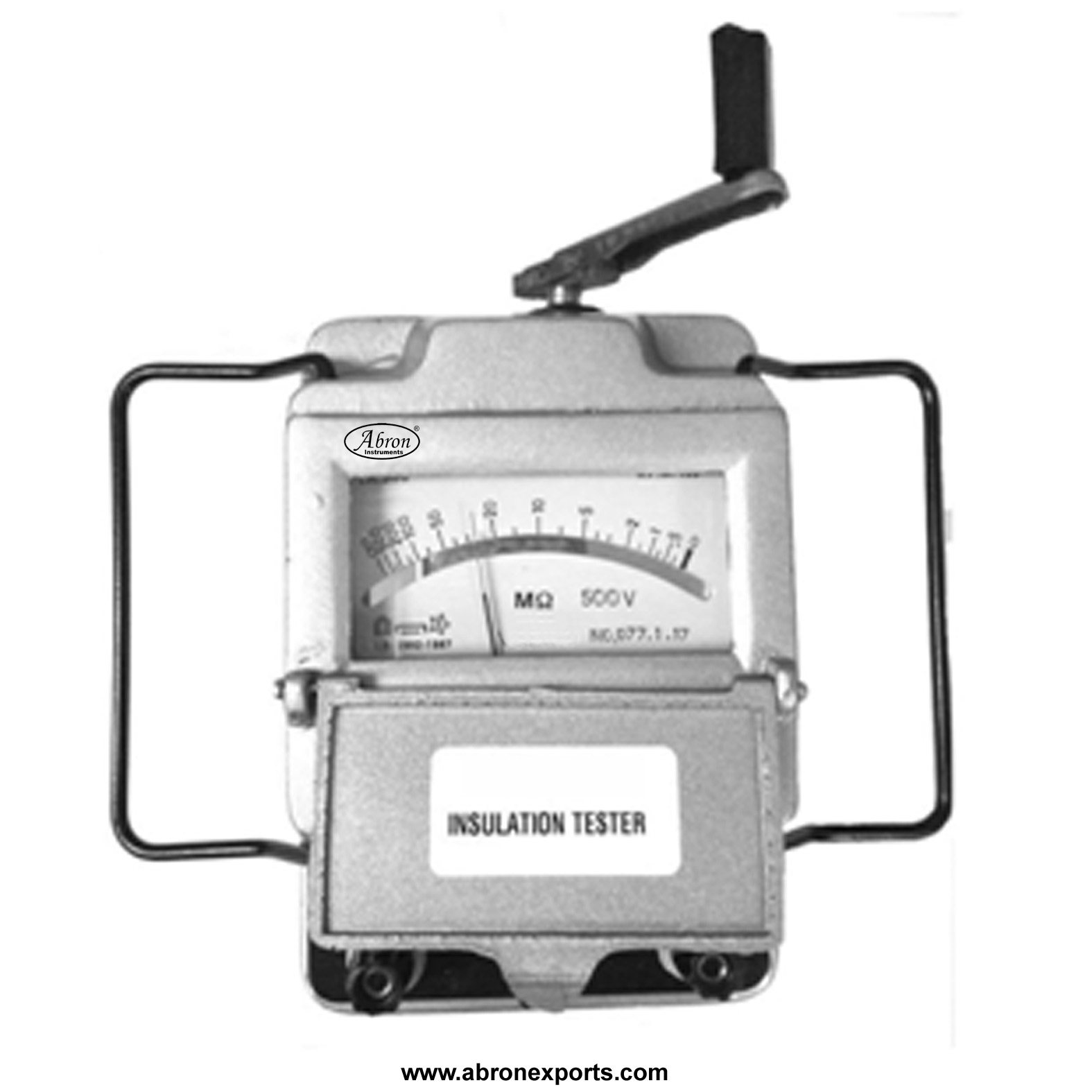 Insulation Tester ( Megger) Hand Driven dial 200Meg Ohms 500V  AE-1318H2	